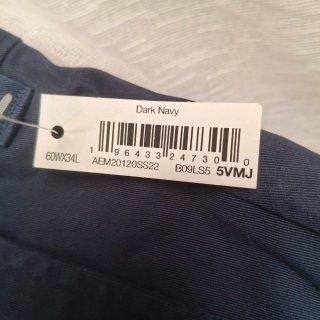 Pantalones Chinos Amazon Essentials Azul