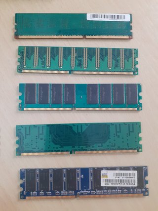 Lote Memorie RAM DDR3, DDR2 e DDR