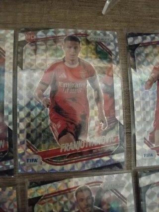 Lote 6 cromos Benfica Panini Prizm 2025-2026