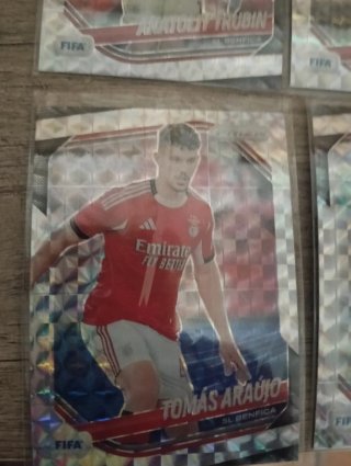 Lote 6 cromos Benfica Panini Prizm 2025-2026