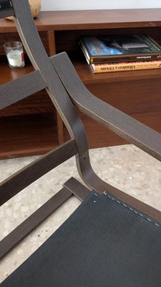 Mecedora Sillón IKEA POÄNG Madera Wengué