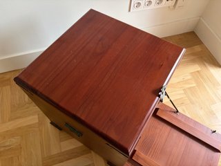 Mueble auxiliar mesita baul botellero
