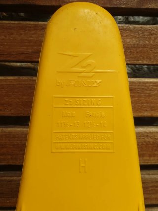 Aletas Natación Finis Z2 Zoomers Amarillas
