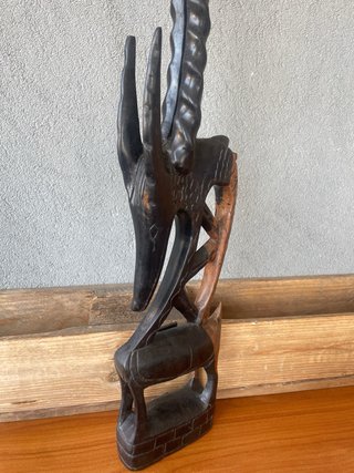 Grande scultura africana antilope Chi Wara Bamana