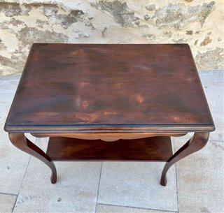 Mesita/mueble Auxiliar Antiguo Madera