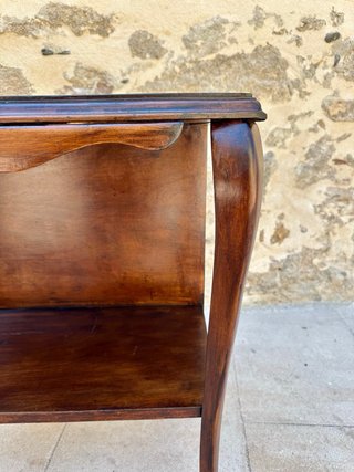 Mesita/mueble Auxiliar Antiguo Madera
