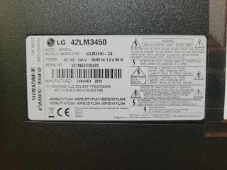 Televisor LG 42 Negro