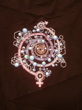 Maglietta Cyber Space Tribe Nera