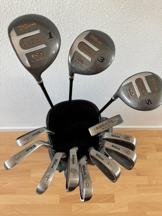 Set Golf Wilson Zurdo 12 Palos + Bolsa + Pelotas