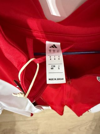 Sudadera Adidas Ajax Roja y Blanca