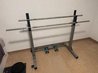 Equipo de gimnasio en casa