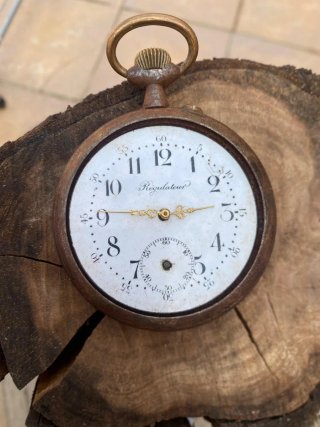 Reloj de bolsillo antiguo Regulateur