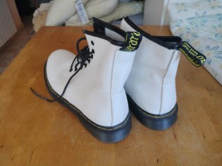 Botas kararao (dr.martens) Blancas Talla 43/43'5