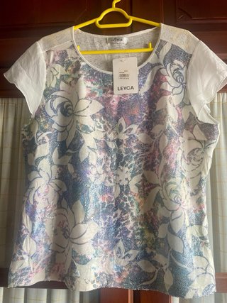 Blusa LEYCA L Lentejuelas Viscosa Multicolor
