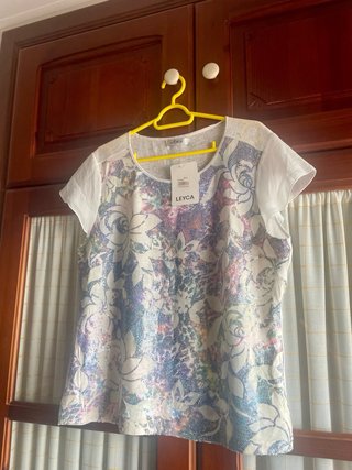 Blusa LEYCA L Lentejuelas Viscosa Multicolor