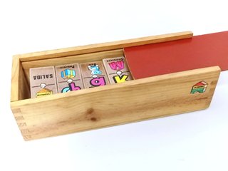 Juego Didáctico Letras y Números Madera