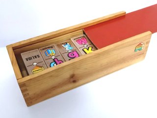 Juego Didáctico Letras y Números Madera