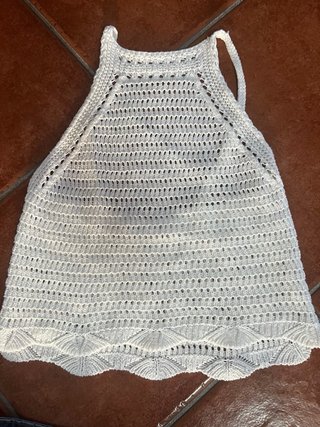 Lote falda vaquera + Tops crochet + rebeca