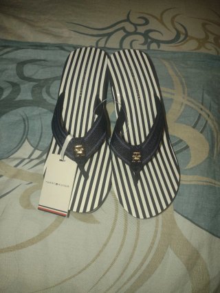 Chanclas Tommy Hilfiger Rayas