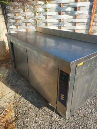 Mesa Caliente Profesional Edenox Acero Inoxidable