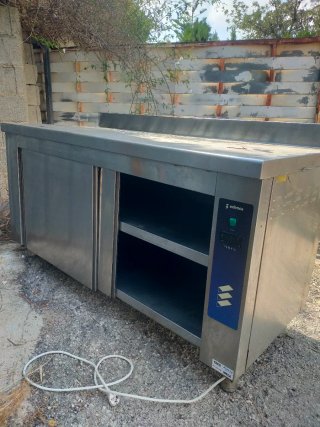 Mesa Caliente Profesional Edenox Acero Inoxidable