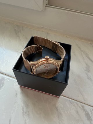 Reloj Tommy Hilfiger Dorado y Rosa