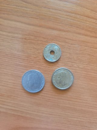 Lote 100 y 25 Pesetas