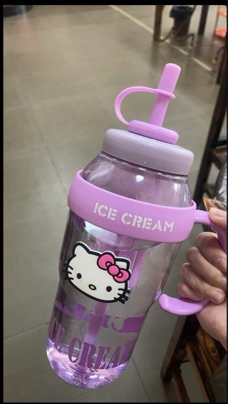 Borraccia Hello Kitty Ice Cream Viola