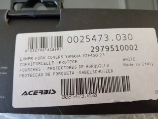 Yamaha YZF 450 Azul y Blanco