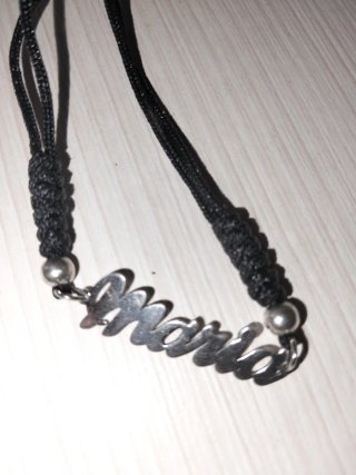 Pulsera Plata Nombre María