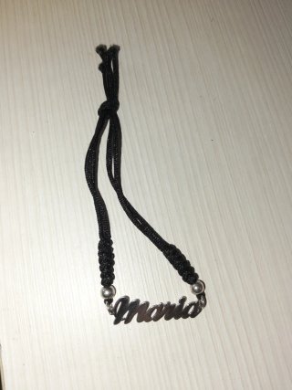 Pulsera Plata Nombre María