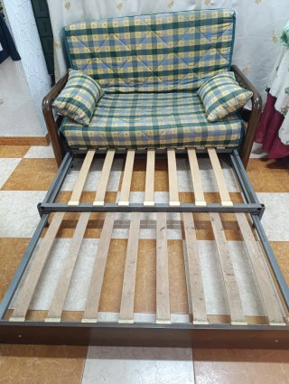Sofá Cama Tela Cuadros
