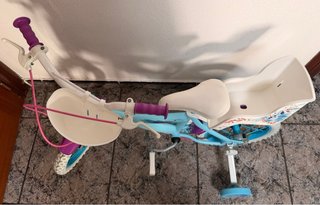 Bicicleta Infantil Frozen 14 con Ruedines