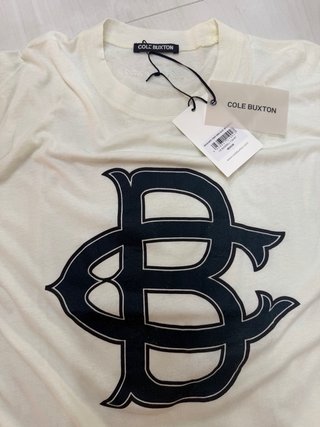 Camiseta Cole Buxton Logo BC Blanca