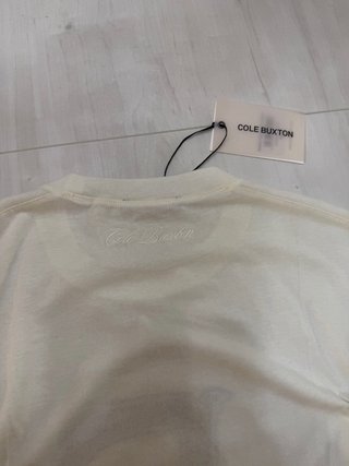Camiseta Cole Buxton Logo BC Blanca