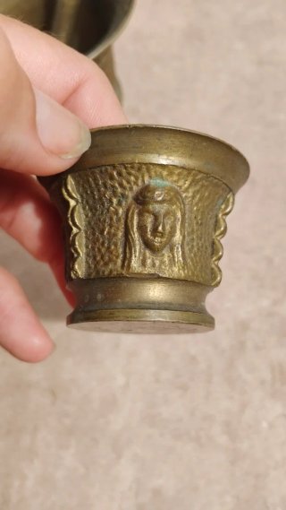 Juego de 3 morteros vintage