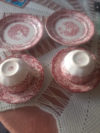 Juego Tazas y Platos La Cartuja