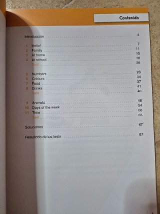 Libro actividades en inglés