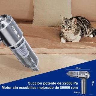 Aspiradora y Soplador de mano Recargable potente
