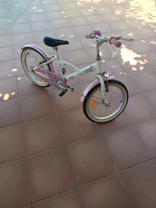 Bicicleta infantil niña rosa