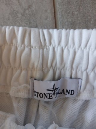 Stone Island Pantaloncini Bianchi