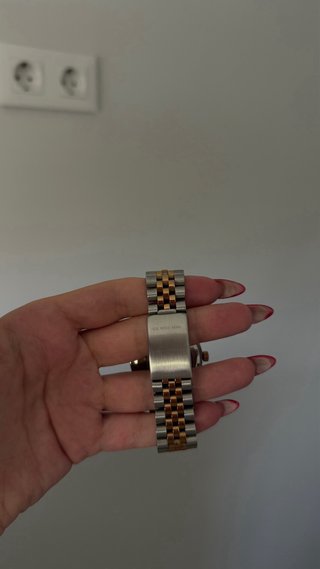 Reloj Polo bicolor dorado y plateado