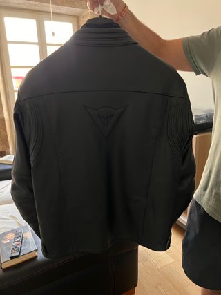 Chaqueta de moto cuero suave Dainese