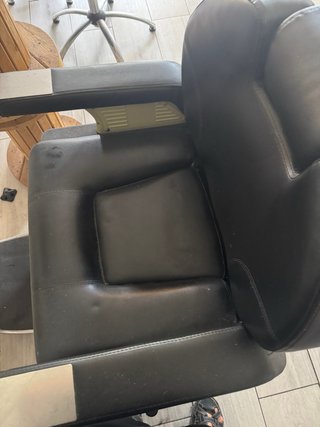 Sillón de barbero negro
