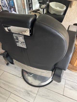 Sillón de barbero negro
