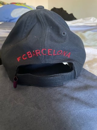 Gorra FC Barcelona Roja y Negra