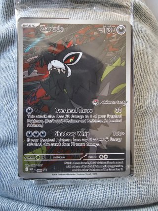 Zarude Pokémon Center Promo