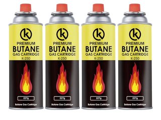 4 Cartuchos de Gas Butano K-250