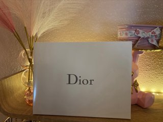 Bolso/Neceser Dior Blanco y Dorado