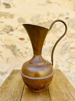 Jarra Vintage Cobre y Latón ELPEC